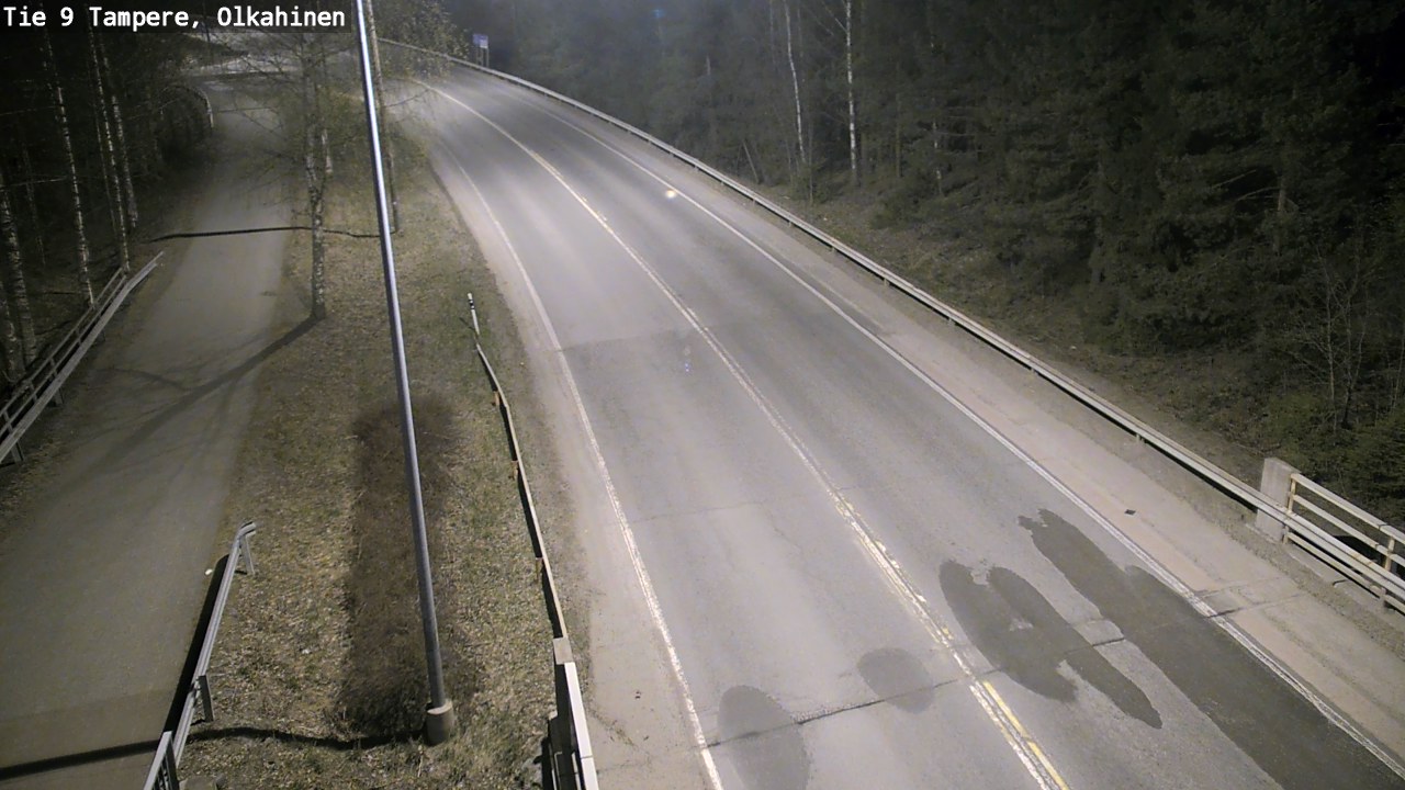 Weather Camera Image Väg 9 Tammerfors, Olkahinen, Tampere, Pirkanmaa