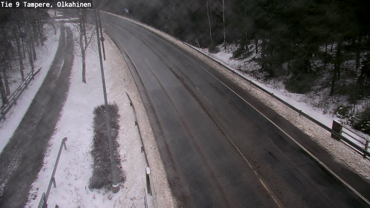 Weather Camera Image Väg 9 Tammerfors, Olkahinen, Tampere, Pirkanmaa