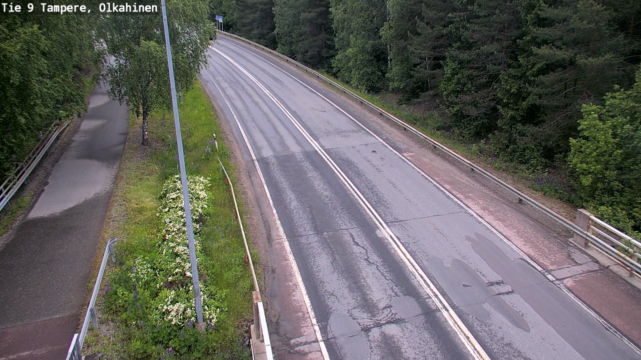 Weather Camera Image Väg 9 Tammerfors, Olkahinen, Tampere, Pirkanmaa