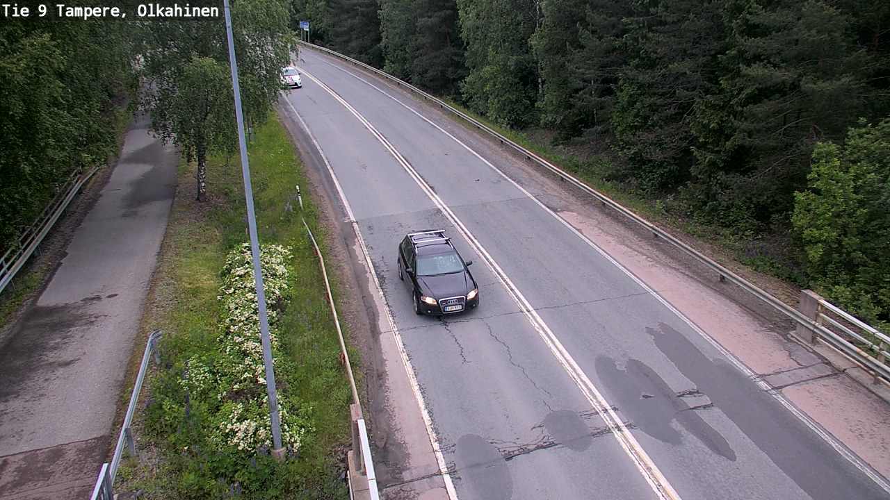 Weather Camera Image Väg 9 Tammerfors, Olkahinen, Tampere, Pirkanmaa