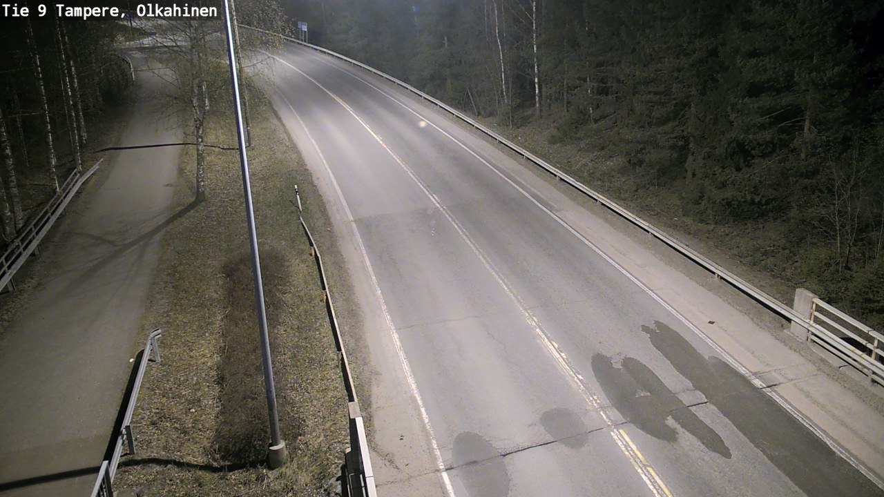 Weather Camera Image Väg 9 Tammerfors, Olkahinen, Tampere, Pirkanmaa