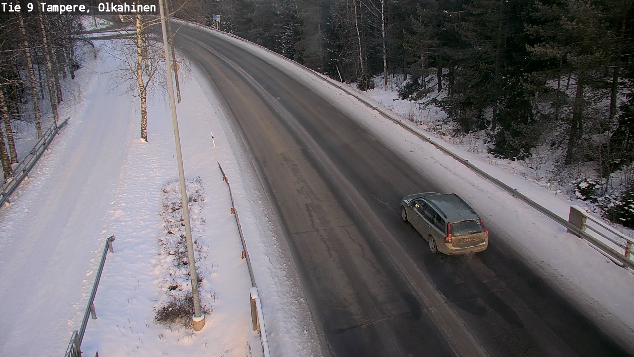 Weather Camera Image Road 9 Tampere, Olkahinen, Tampere, Pirkanmaa