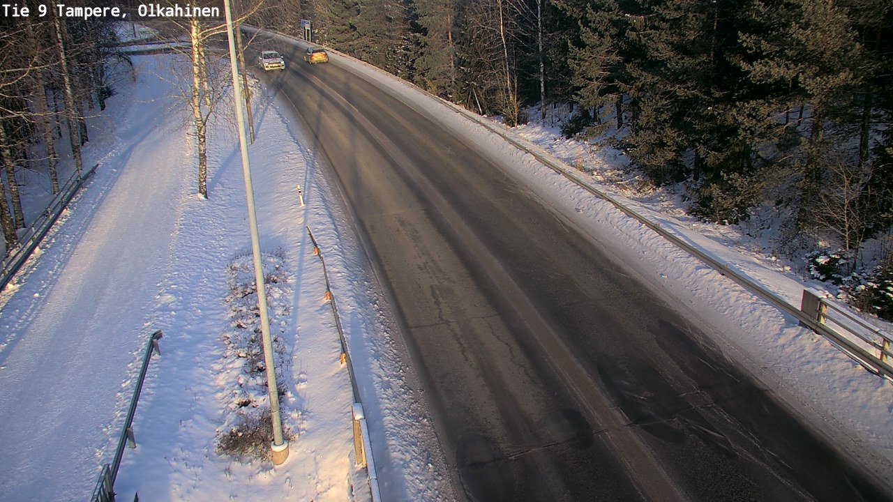 Weather Camera Image Road 9 Tampere, Olkahinen, Tampere, Pirkanmaa