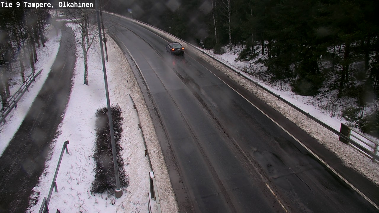 Weather Camera Image Väg 9 Tammerfors, Olkahinen, Tampere, Pirkanmaa