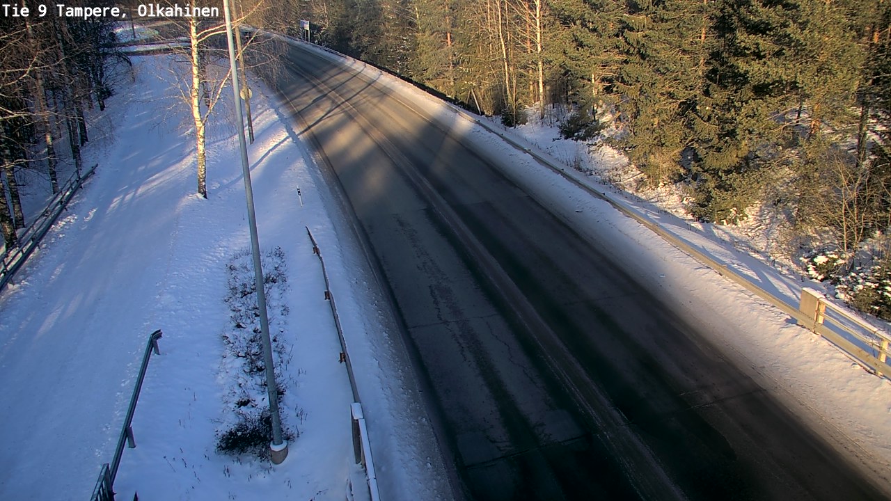 Weather Camera Image Road 9 Tampere, Olkahinen, Tampere, Pirkanmaa