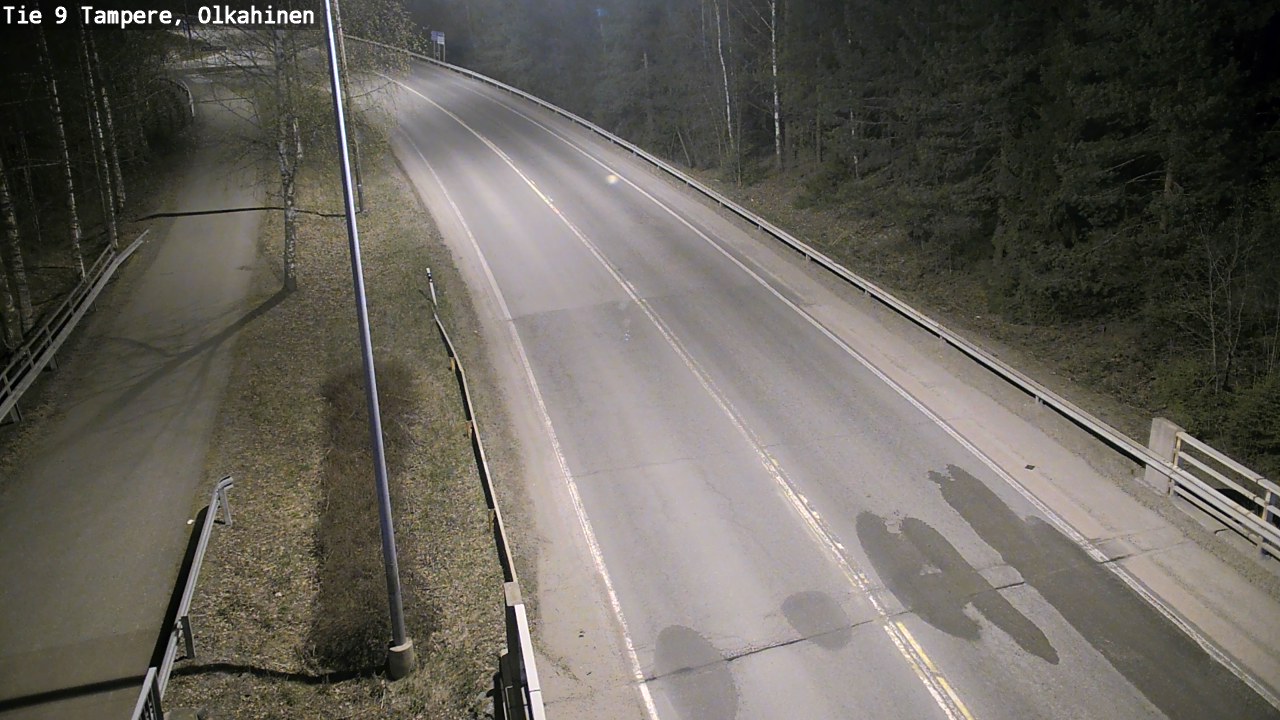 Weather Camera Image Väg 9 Tammerfors, Olkahinen, Tampere, Pirkanmaa