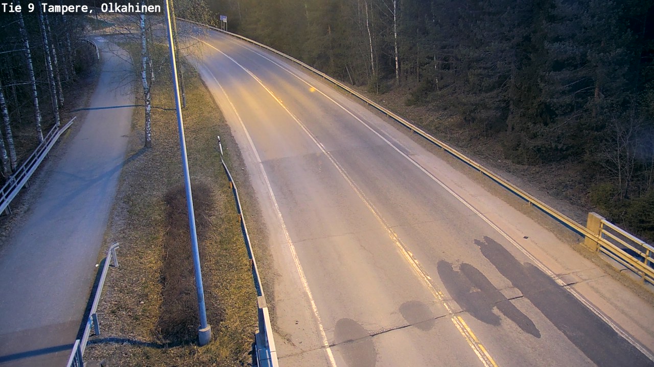 Weather Camera Image Väg 9 Tammerfors, Olkahinen, Tampere, Pirkanmaa