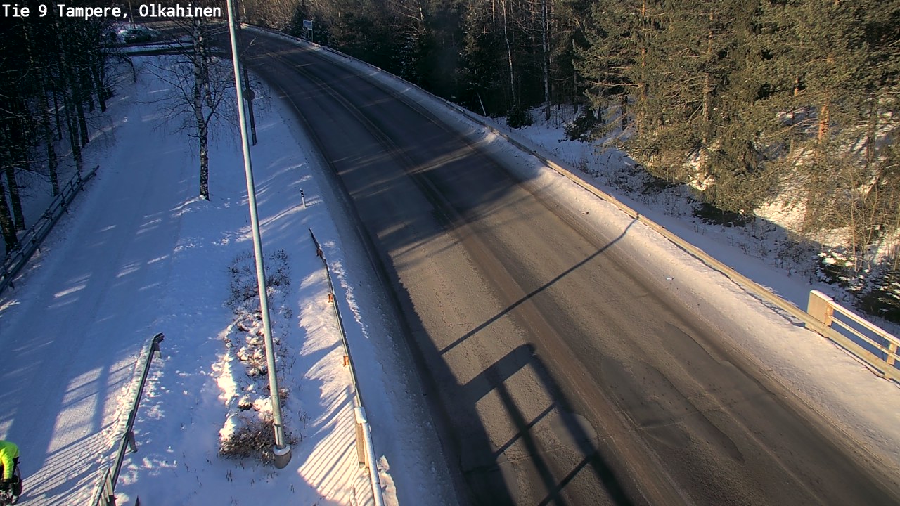 Weather Camera Image Road 9 Tampere, Olkahinen, Tampere, Pirkanmaa