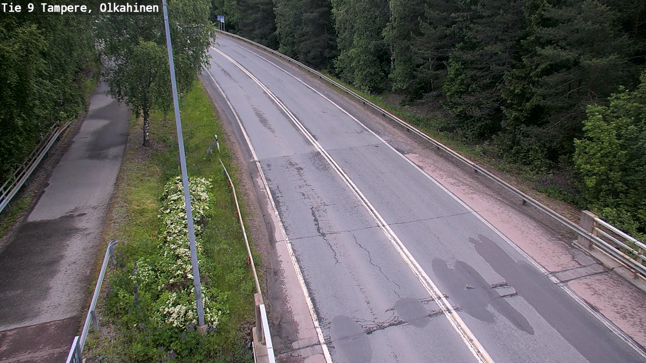 Weather Camera Image Väg 9 Tammerfors, Olkahinen, Tampere, Pirkanmaa