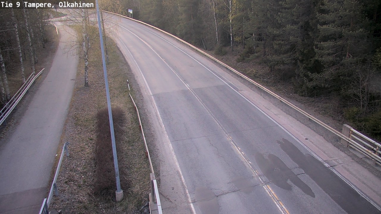 Weather Camera Image Väg 9 Tammerfors, Olkahinen, Tampere, Pirkanmaa