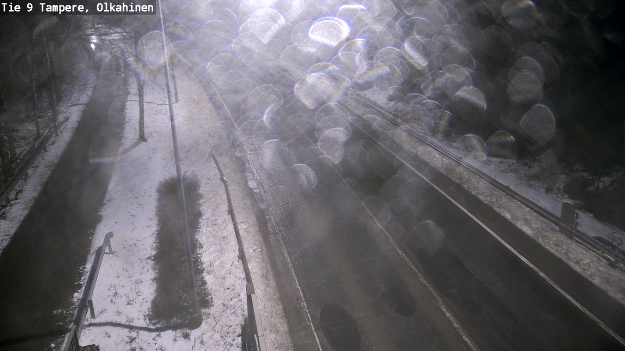 Weather Camera Image Väg 9 Tammerfors, Olkahinen, Tampere, Pirkanmaa