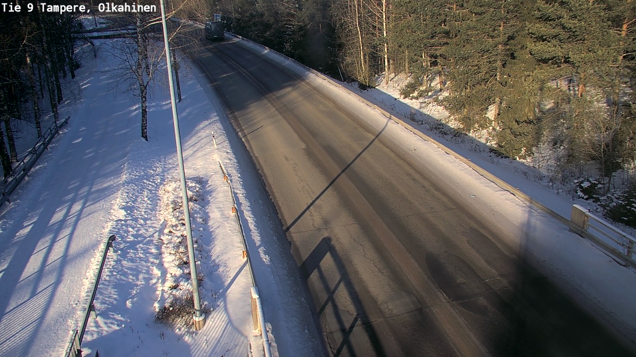 Weather Camera Image Road 9 Tampere, Olkahinen, Tampere, Pirkanmaa