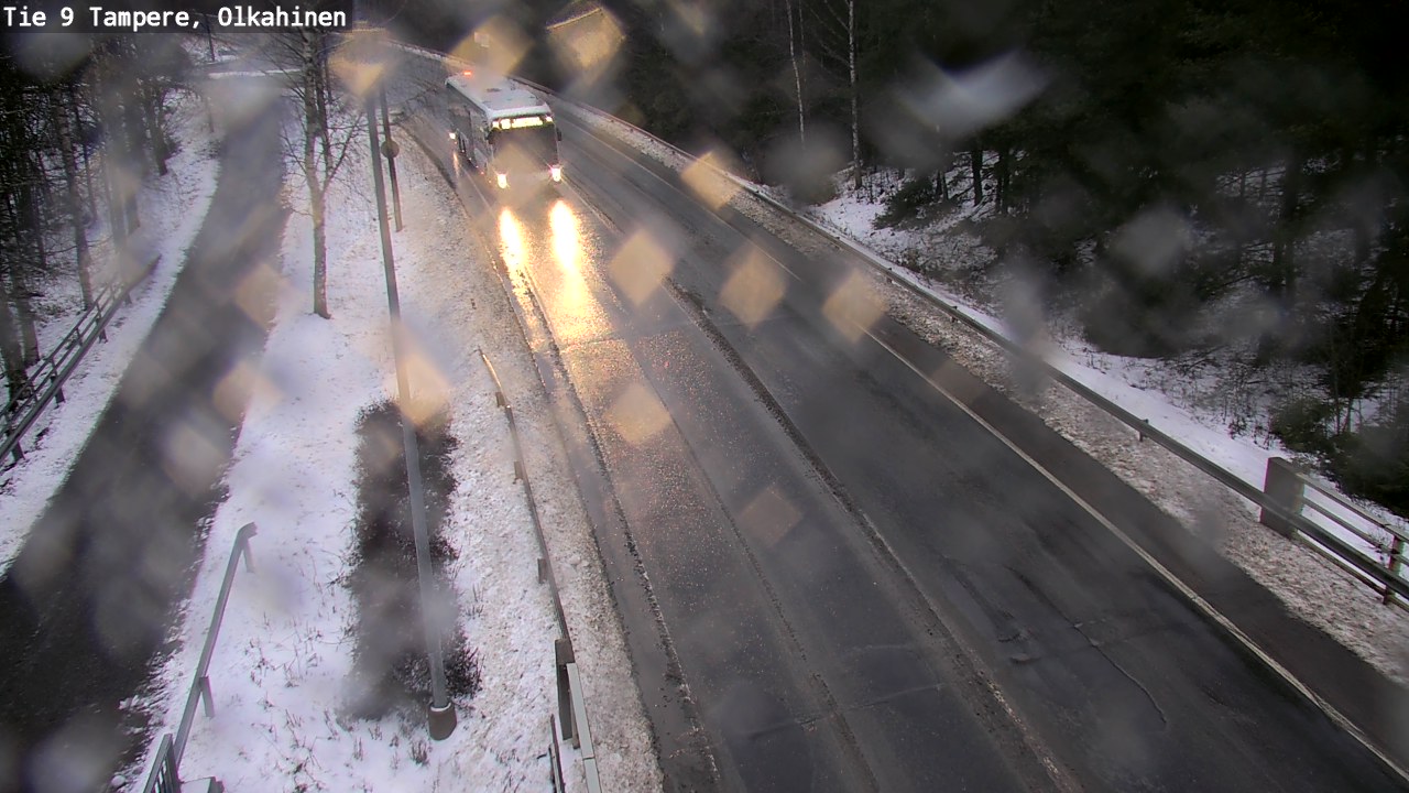 Weather Camera Image Väg 9 Tammerfors, Olkahinen, Tampere, Pirkanmaa