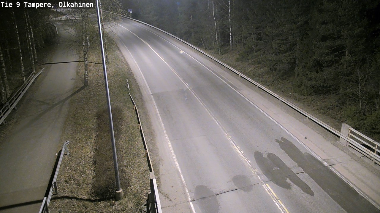 Weather Camera Image Väg 9 Tammerfors, Olkahinen, Tampere, Pirkanmaa