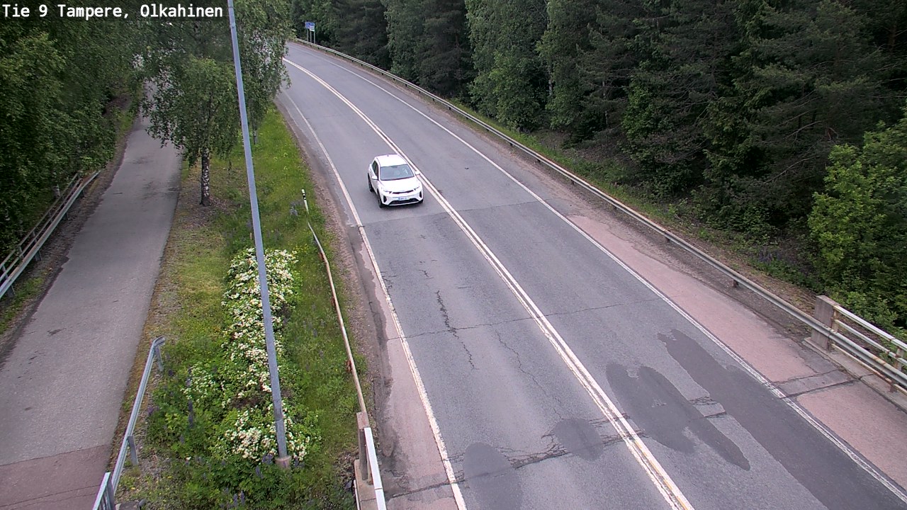Weather Camera Image Väg 9 Tammerfors, Olkahinen, Tampere, Pirkanmaa