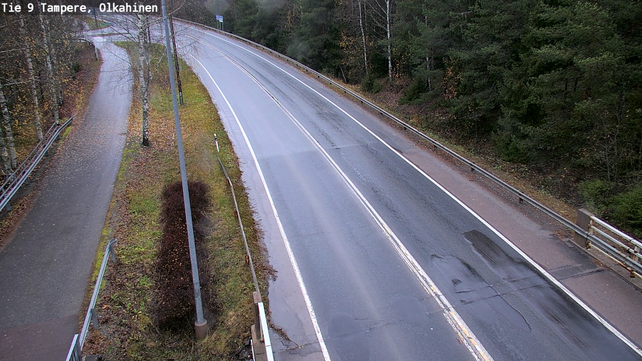 Weather Camera Image Road 9 Tampere, Olkahinen, Tampere, Pirkanmaa