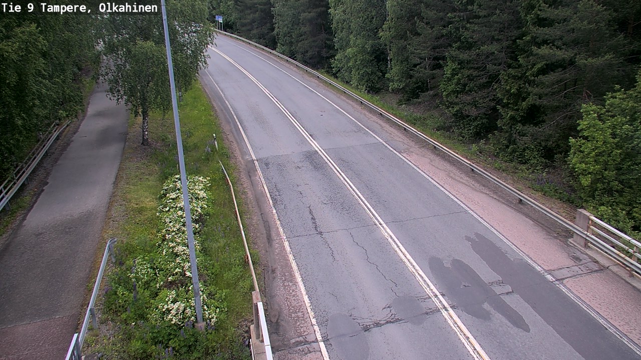 Weather Camera Image Väg 9 Tammerfors, Olkahinen, Tampere, Pirkanmaa
