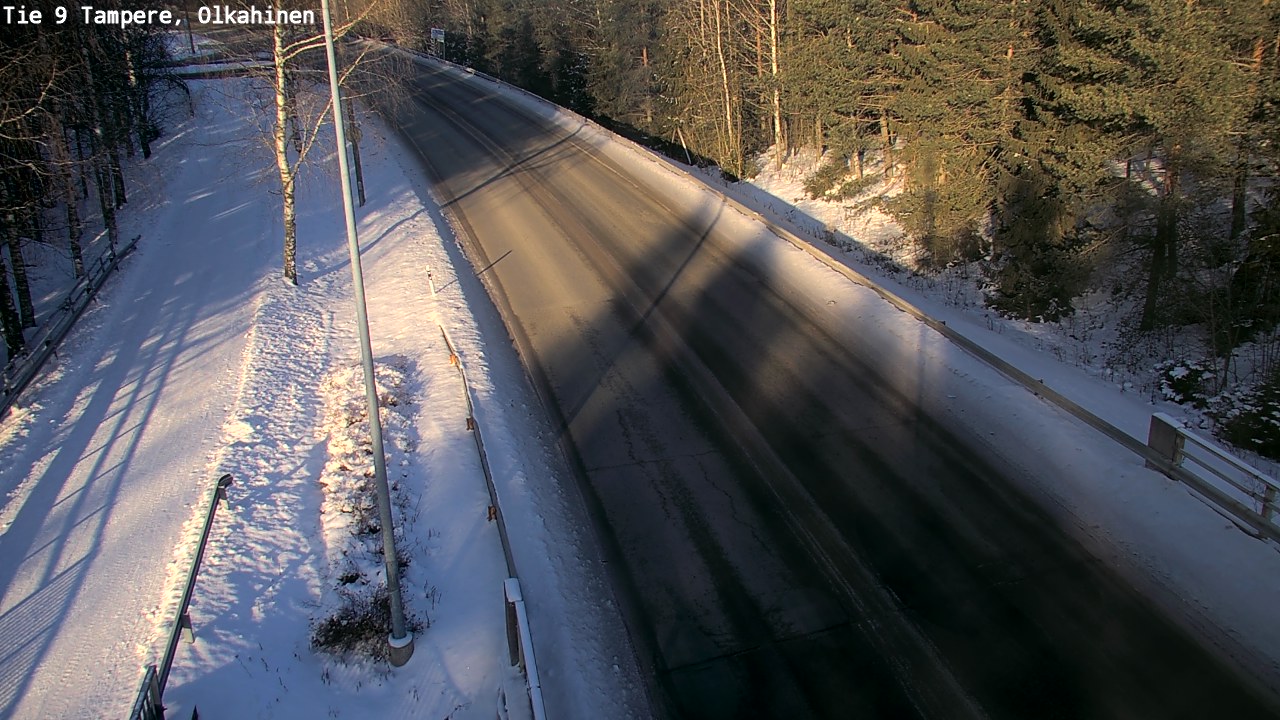 Weather Camera Image Road 9 Tampere, Olkahinen, Tampere, Pirkanmaa