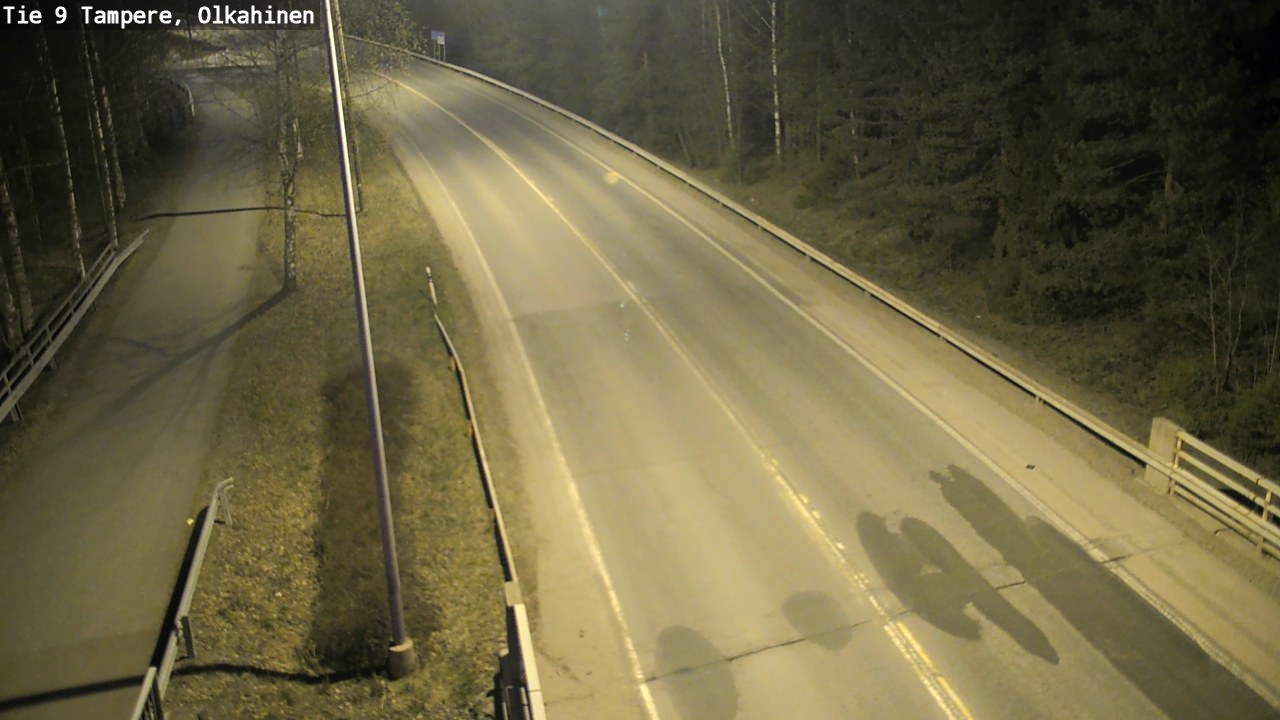Weather Camera Image Väg 9 Tammerfors, Olkahinen, Tampere, Pirkanmaa