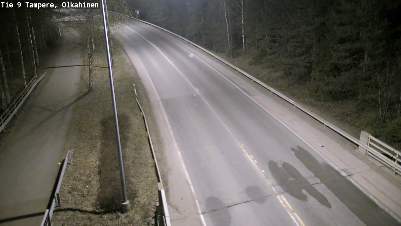 Weather Camera Image Väg 9 Tammerfors, Olkahinen, Tampere, Pirkanmaa