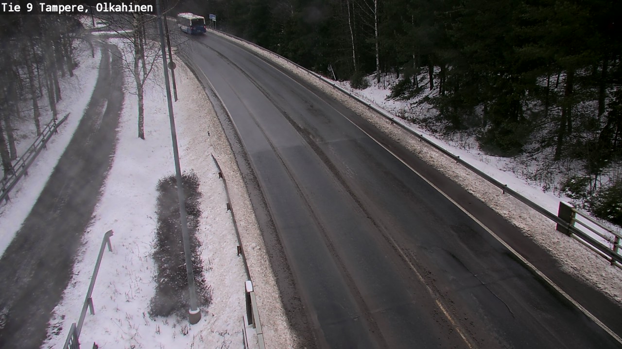 Weather Camera Image Väg 9 Tammerfors, Olkahinen, Tampere, Pirkanmaa