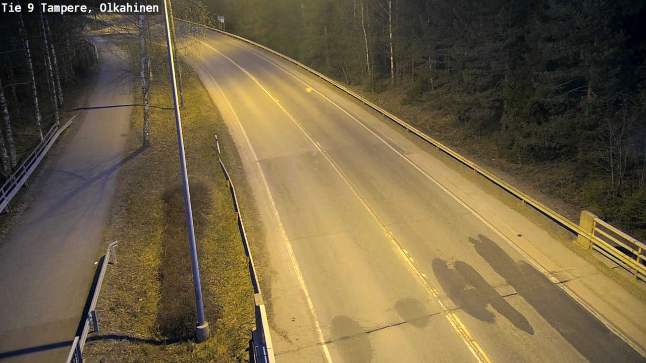 Weather Camera Image Väg 9 Tammerfors, Olkahinen, Tampere, Pirkanmaa