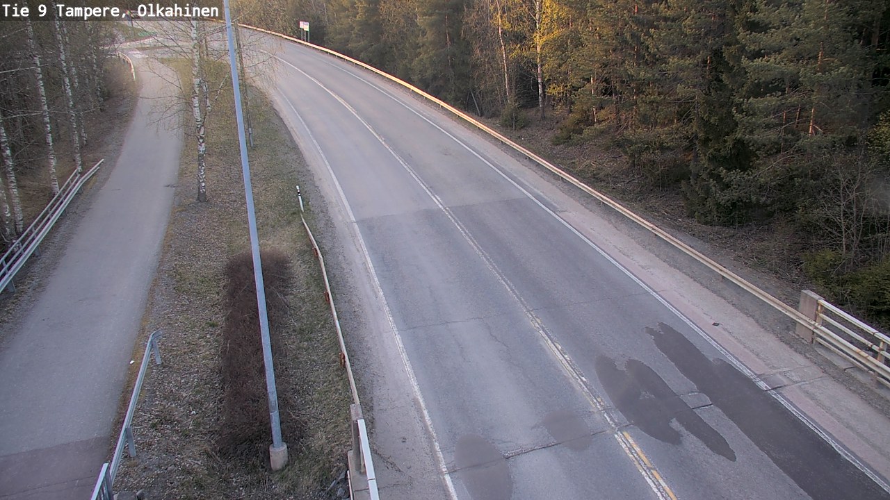 Weather Camera Image Väg 9 Tammerfors, Olkahinen, Tampere, Pirkanmaa