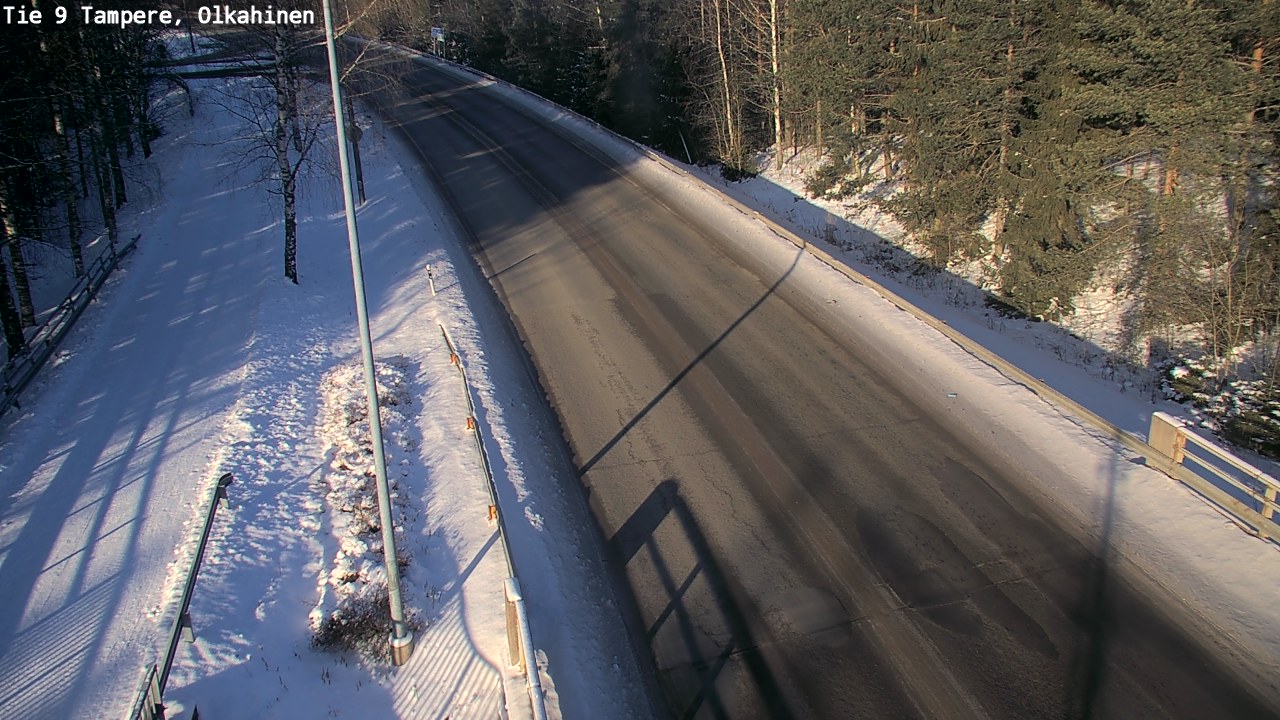 Weather Camera Image Road 9 Tampere, Olkahinen, Tampere, Pirkanmaa