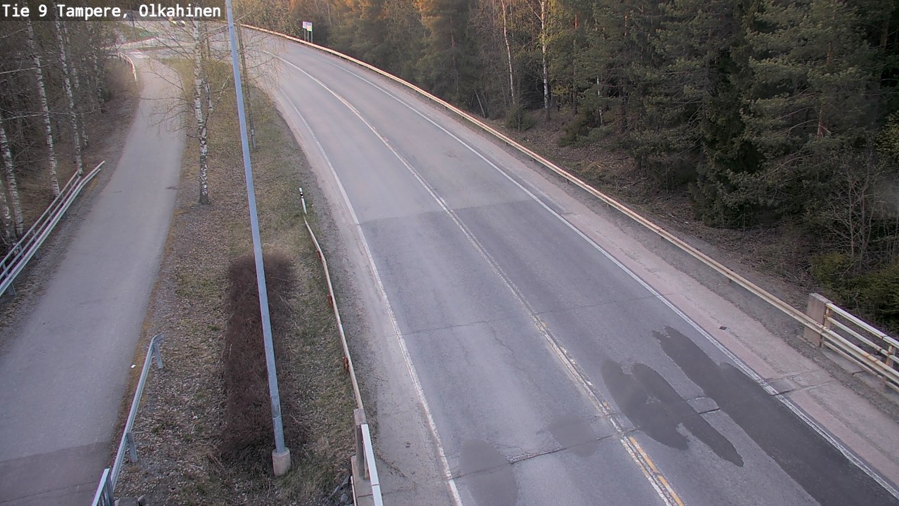 Weather Camera Image Väg 9 Tammerfors, Olkahinen, Tampere, Pirkanmaa