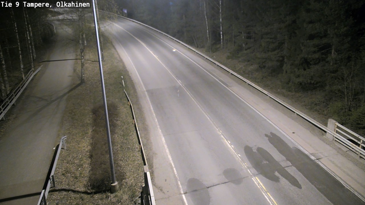 Weather Camera Image Väg 9 Tammerfors, Olkahinen, Tampere, Pirkanmaa