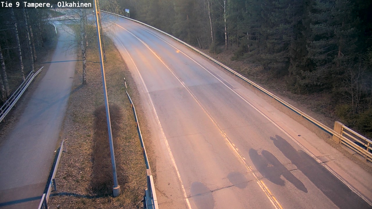 Weather Camera Image Väg 9 Tammerfors, Olkahinen, Tampere, Pirkanmaa