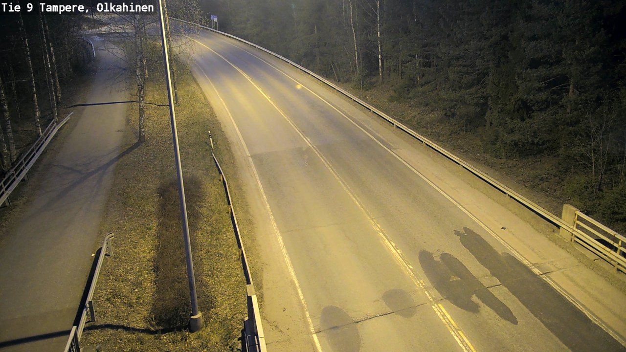 Weather Camera Image Väg 9 Tammerfors, Olkahinen, Tampere, Pirkanmaa