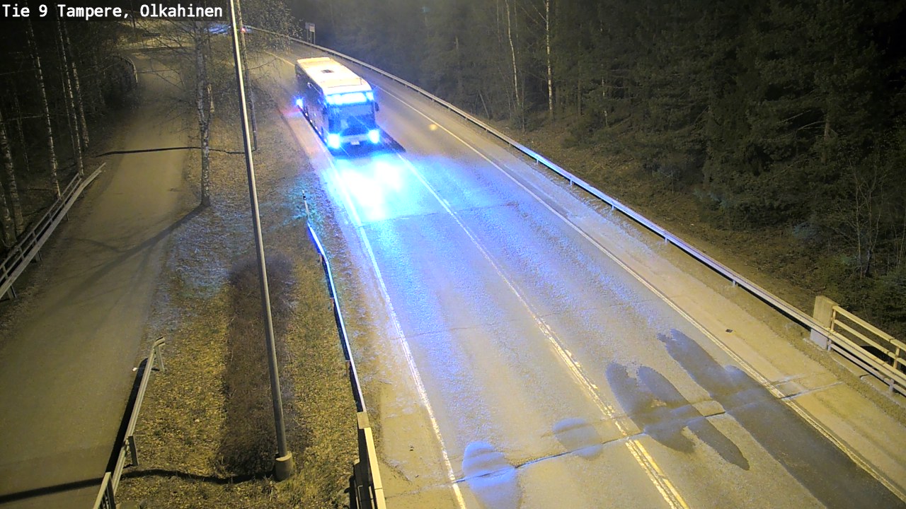 Weather Camera Image Väg 9 Tammerfors, Olkahinen, Tampere, Pirkanmaa