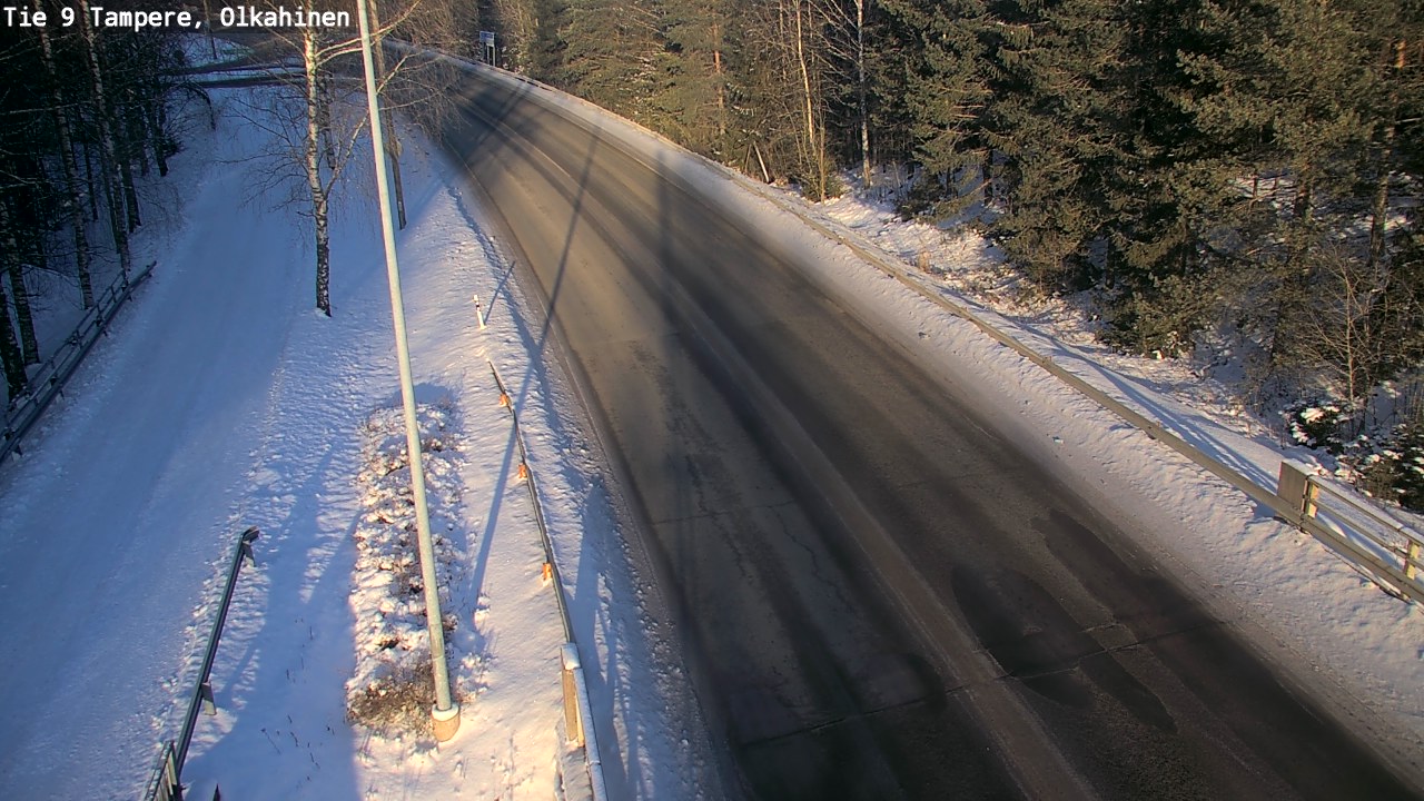 Weather Camera Image Road 9 Tampere, Olkahinen, Tampere, Pirkanmaa