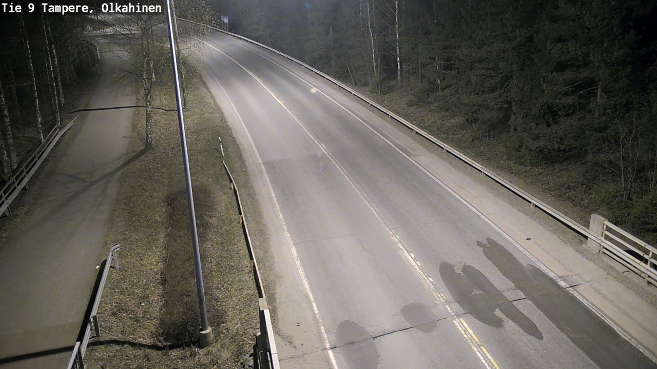 Weather Camera Image Väg 9 Tammerfors, Olkahinen, Tampere, Pirkanmaa