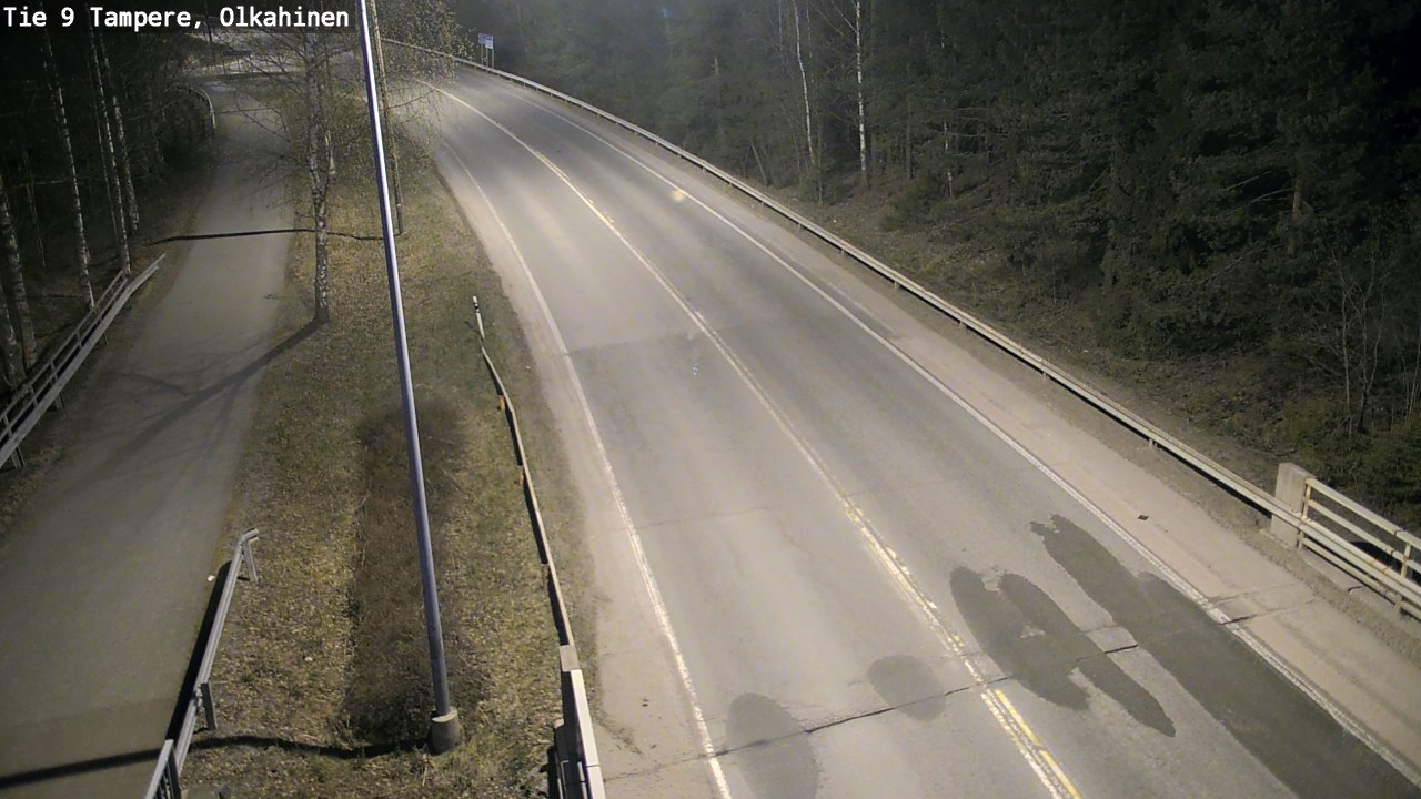Weather Camera Image Väg 9 Tammerfors, Olkahinen, Tampere, Pirkanmaa