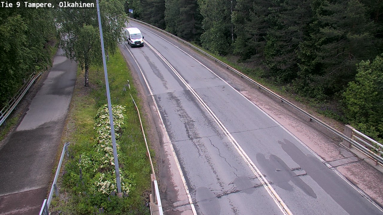 Weather Camera Image Väg 9 Tammerfors, Olkahinen, Tampere, Pirkanmaa