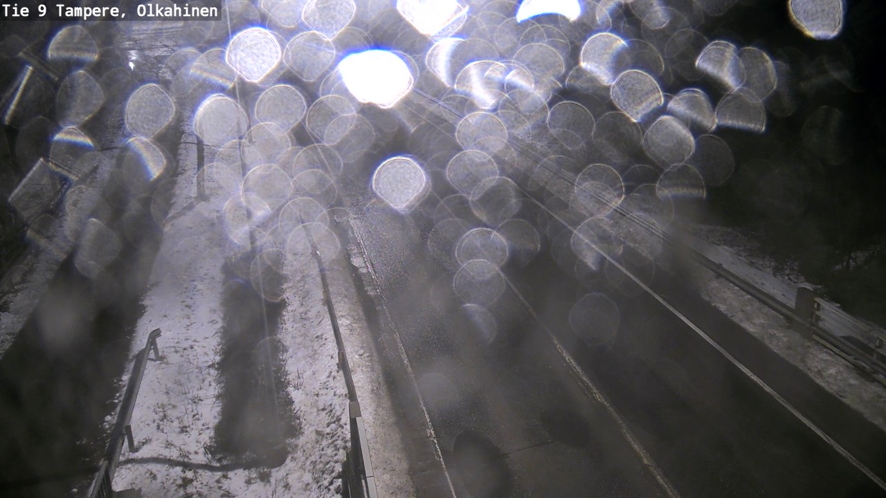 Weather Camera Image Väg 9 Tammerfors, Olkahinen, Tampere, Pirkanmaa
