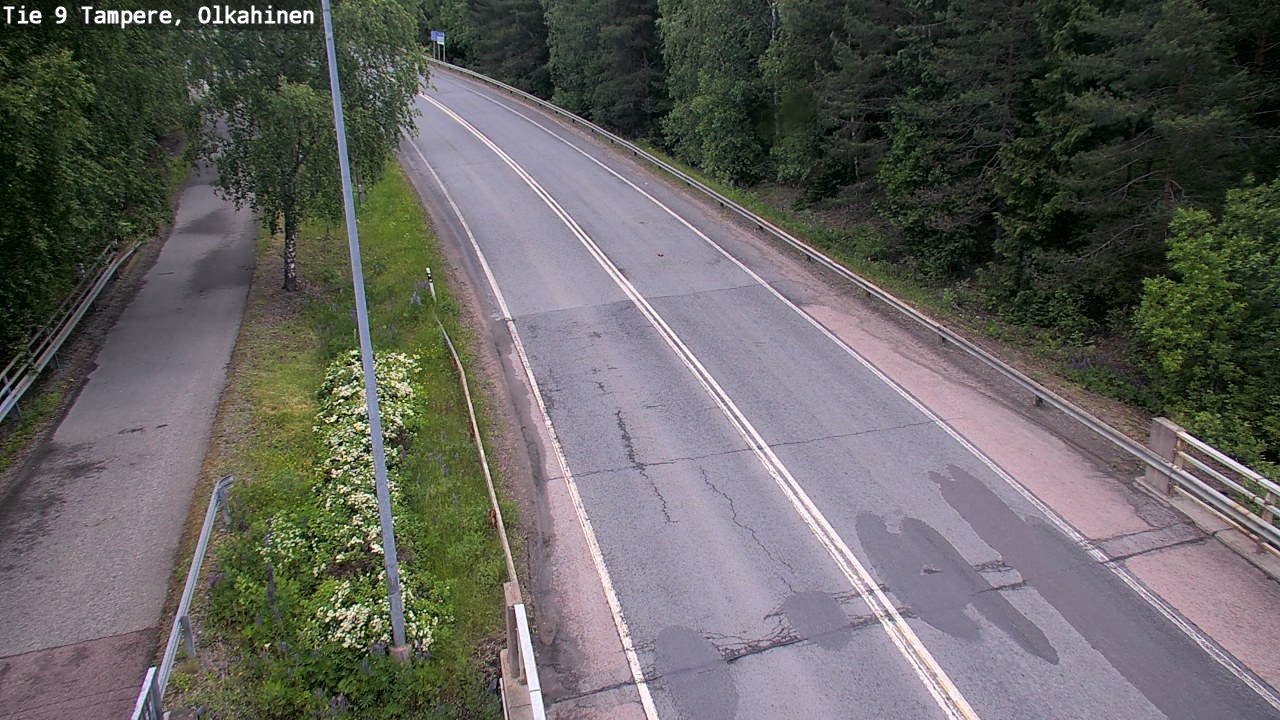 Weather Camera Image Väg 9 Tammerfors, Olkahinen, Tampere, Pirkanmaa