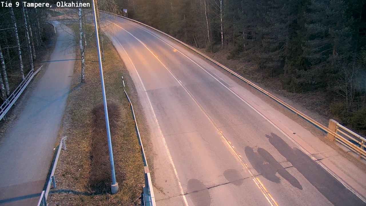 Weather Camera Image Väg 9 Tammerfors, Olkahinen, Tampere, Pirkanmaa