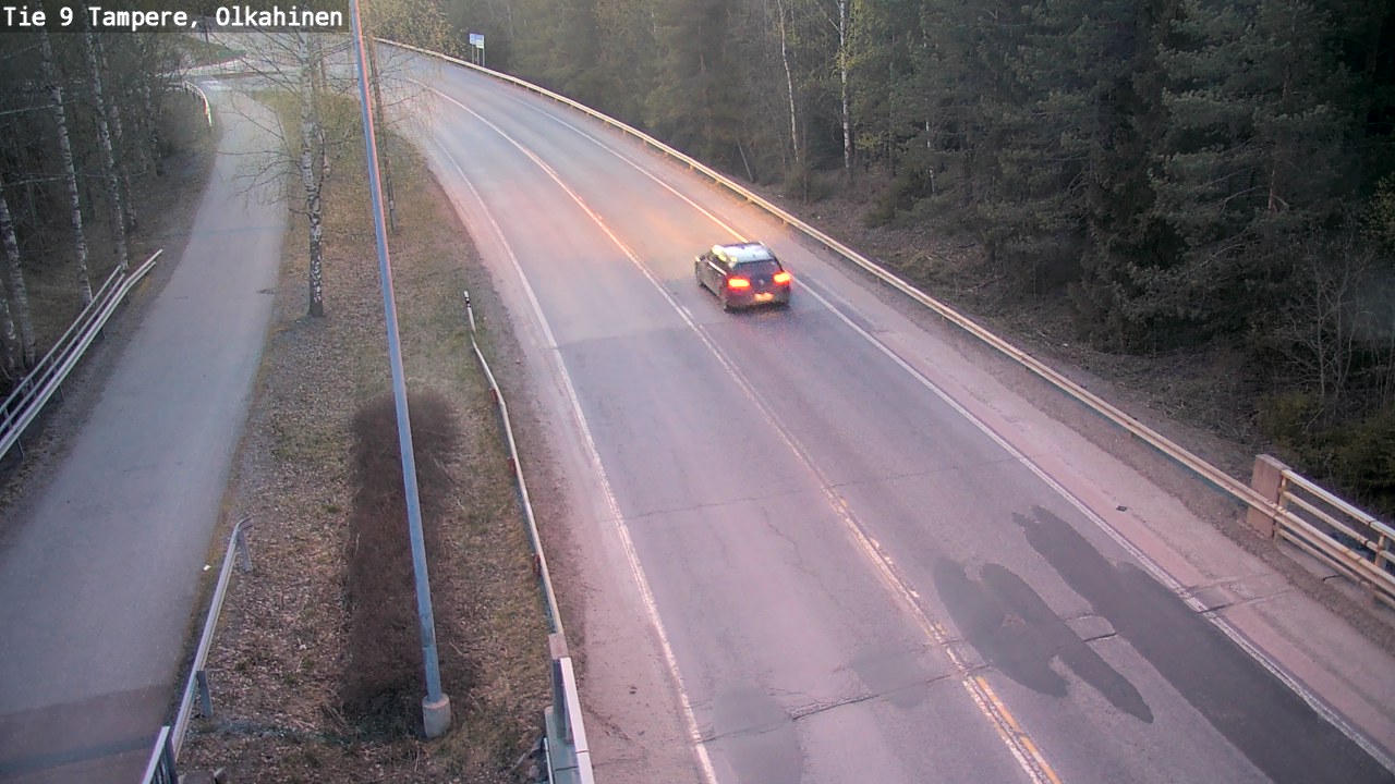 Weather Camera Image Väg 9 Tammerfors, Olkahinen, Tampere, Pirkanmaa