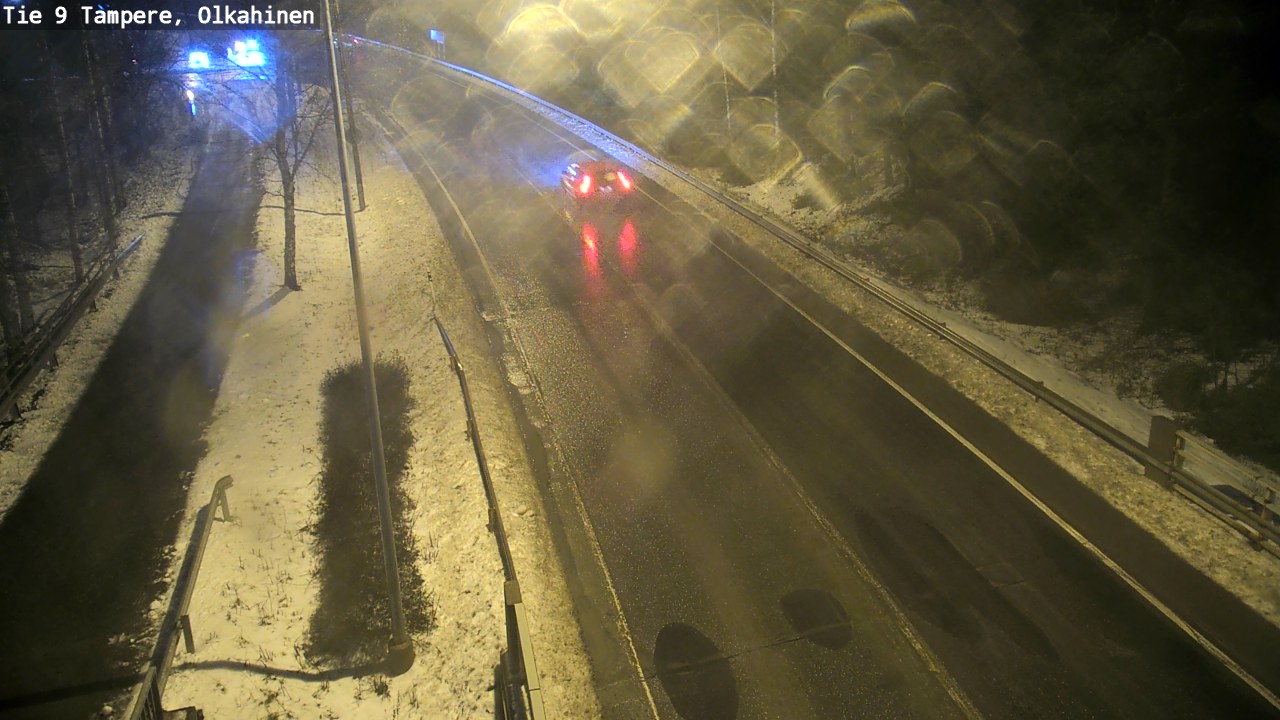Weather Camera Image Väg 9 Tammerfors, Olkahinen, Tampere, Pirkanmaa