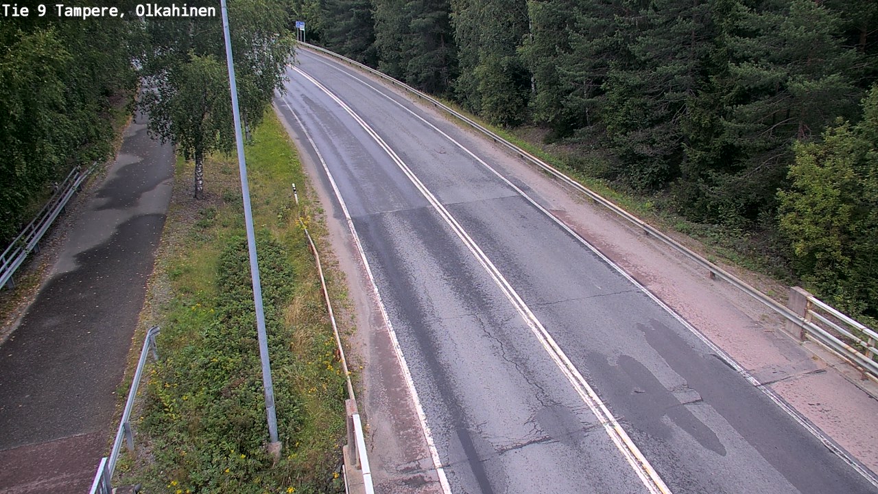 Weather Camera Image Väg 9 Tammerfors, Olkahinen, Tampere, Pirkanmaa