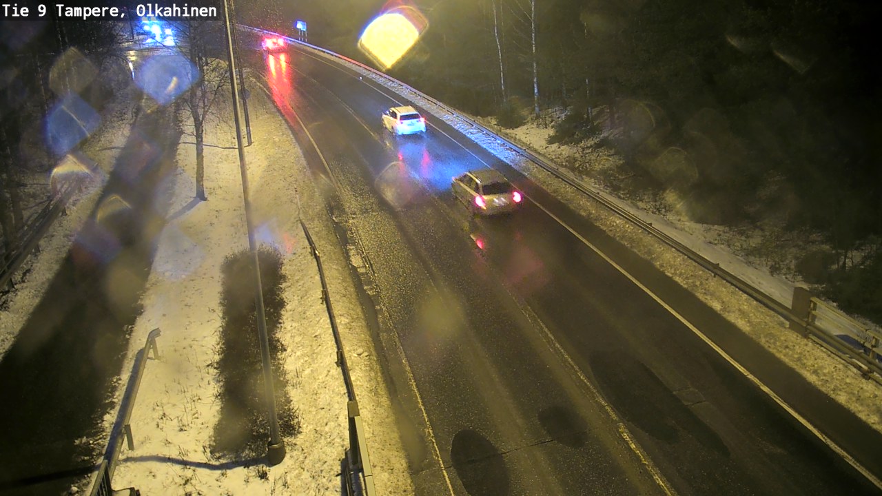 Weather Camera Image Väg 9 Tammerfors, Olkahinen, Tampere, Pirkanmaa