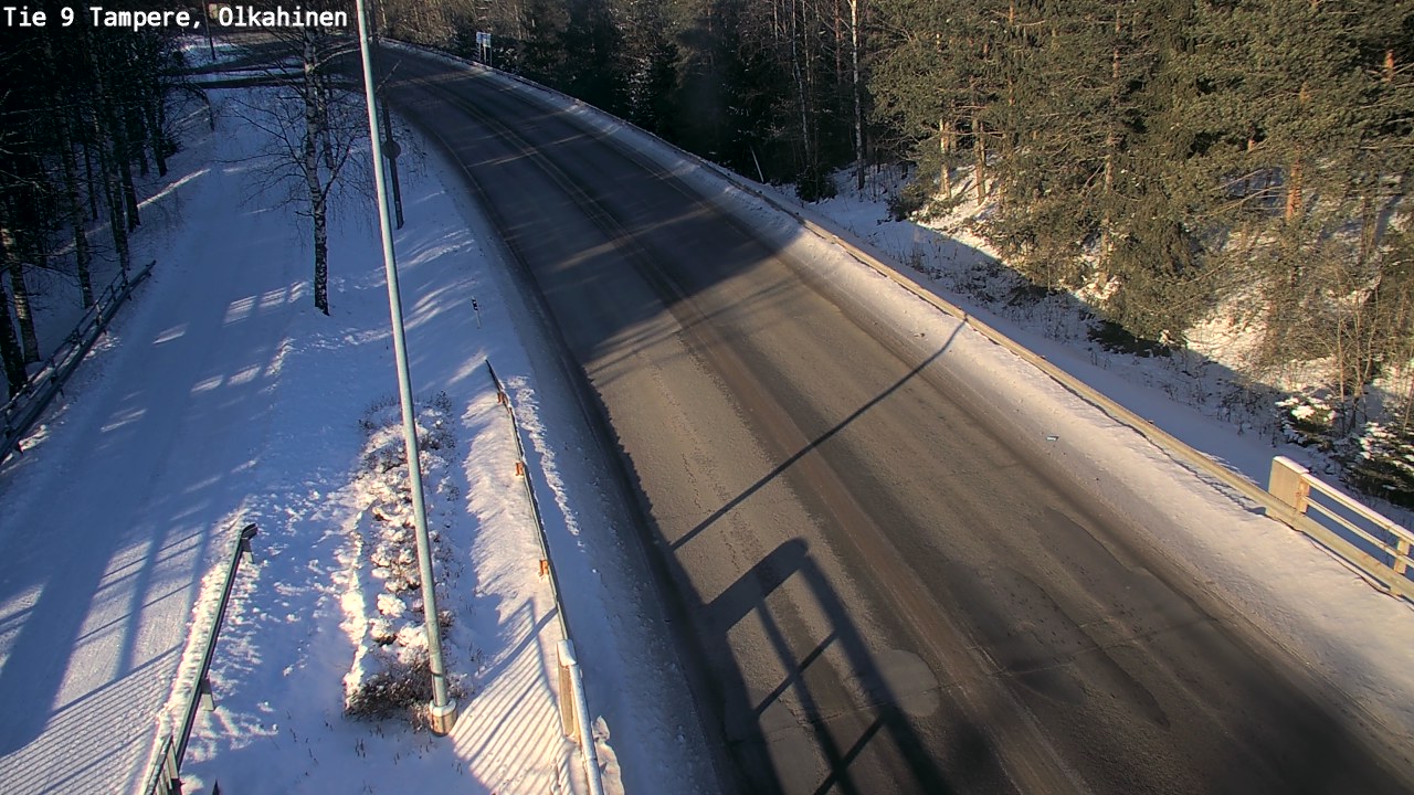 Weather Camera Image Road 9 Tampere, Olkahinen, Tampere, Pirkanmaa