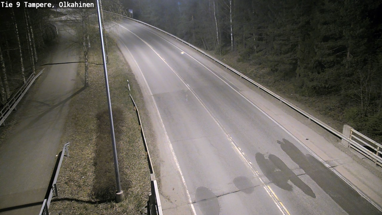 Weather Camera Image Väg 9 Tammerfors, Olkahinen, Tampere, Pirkanmaa