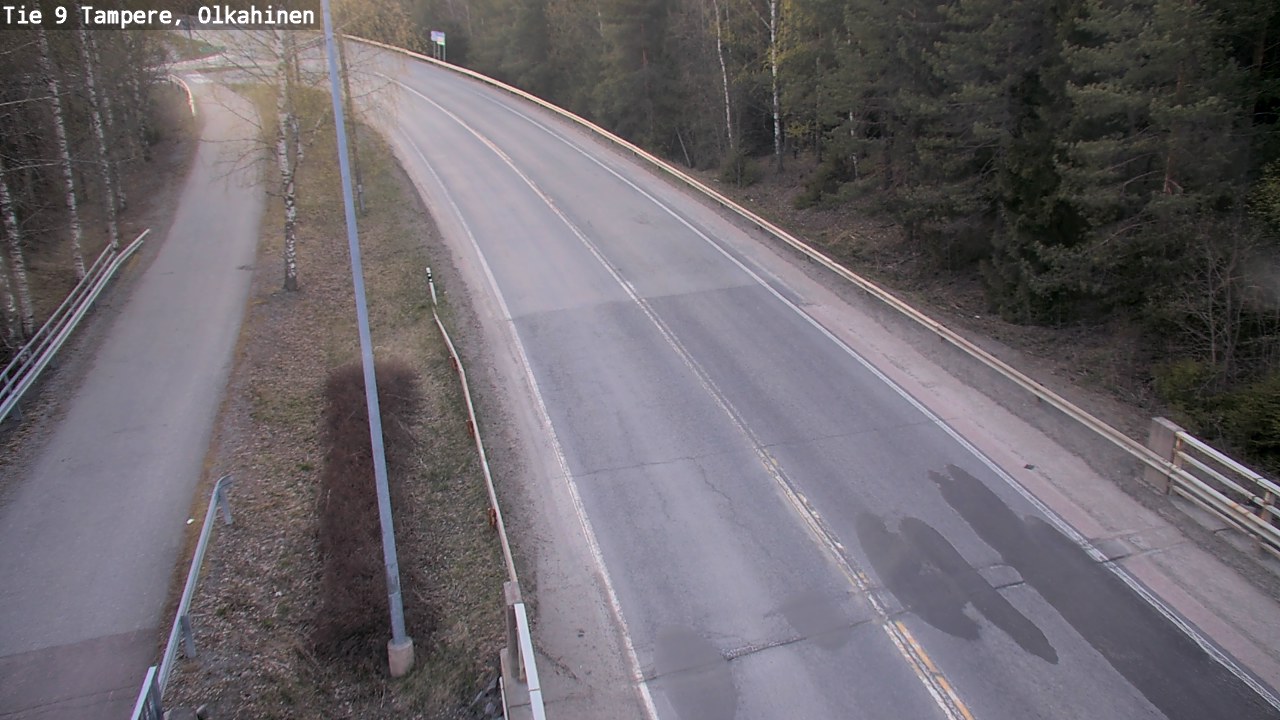 Weather Camera Image Väg 9 Tammerfors, Olkahinen, Tampere, Pirkanmaa