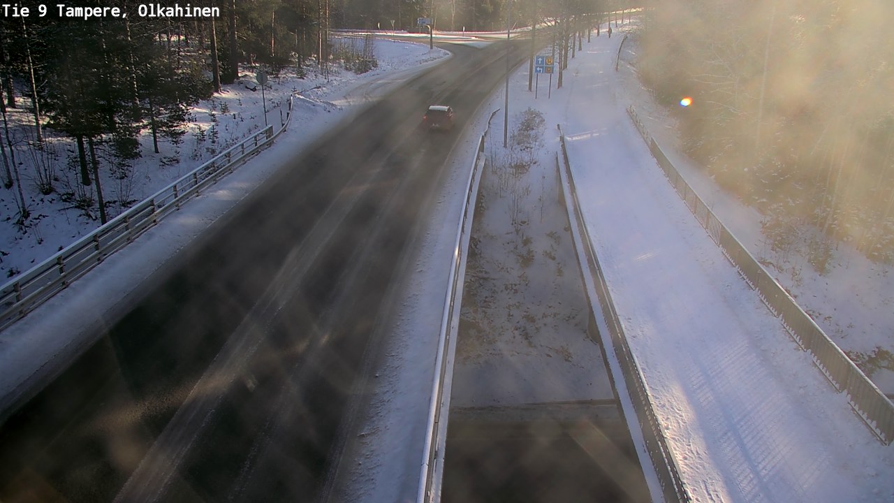 Weather Camera Image Road 9 Tampere, Olkahinen, Tampere, Pirkanmaa