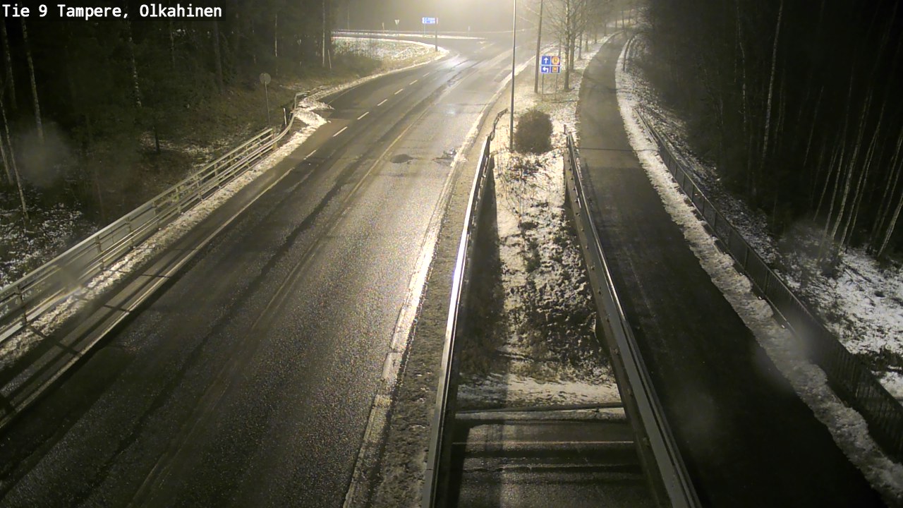 Weather Camera Image Road 9 Tampere, Olkahinen, Tampere, Pirkanmaa