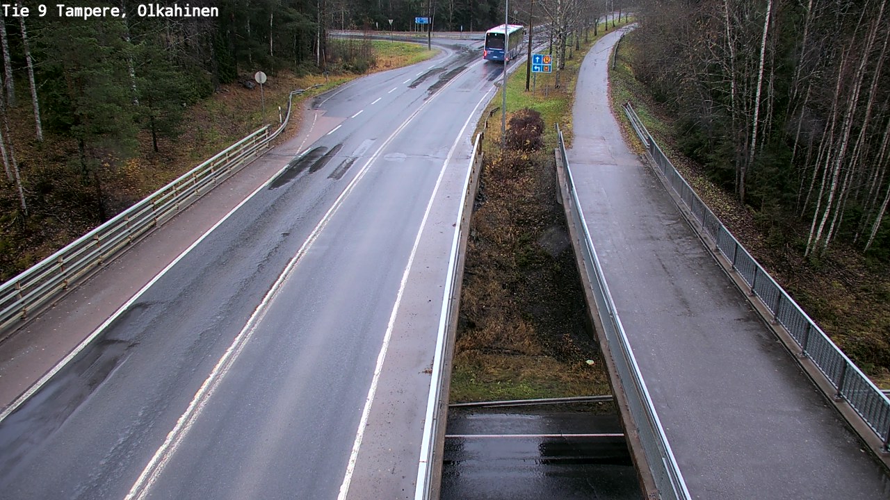 Weather Camera Image Väg 9 Tammerfors, Olkahinen, Tampere, Pirkanmaa